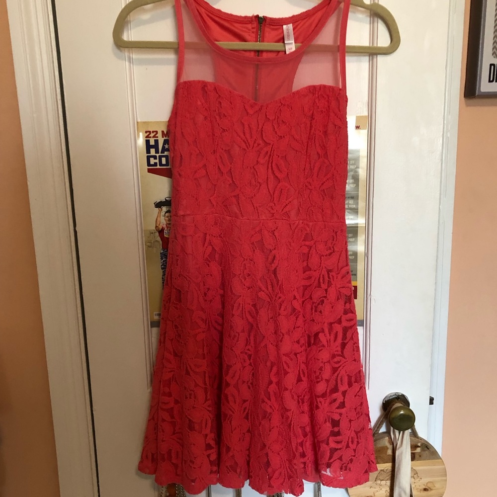 Pink Lace Dress